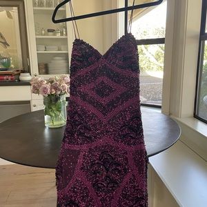 Aidan Mattox sequin mini